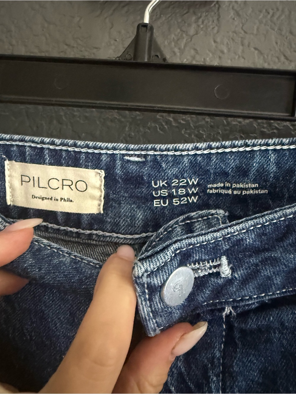 PILCRO • Anthropologie high rise wide leg trouser jeans 18W stretch - Picture 5 of 8